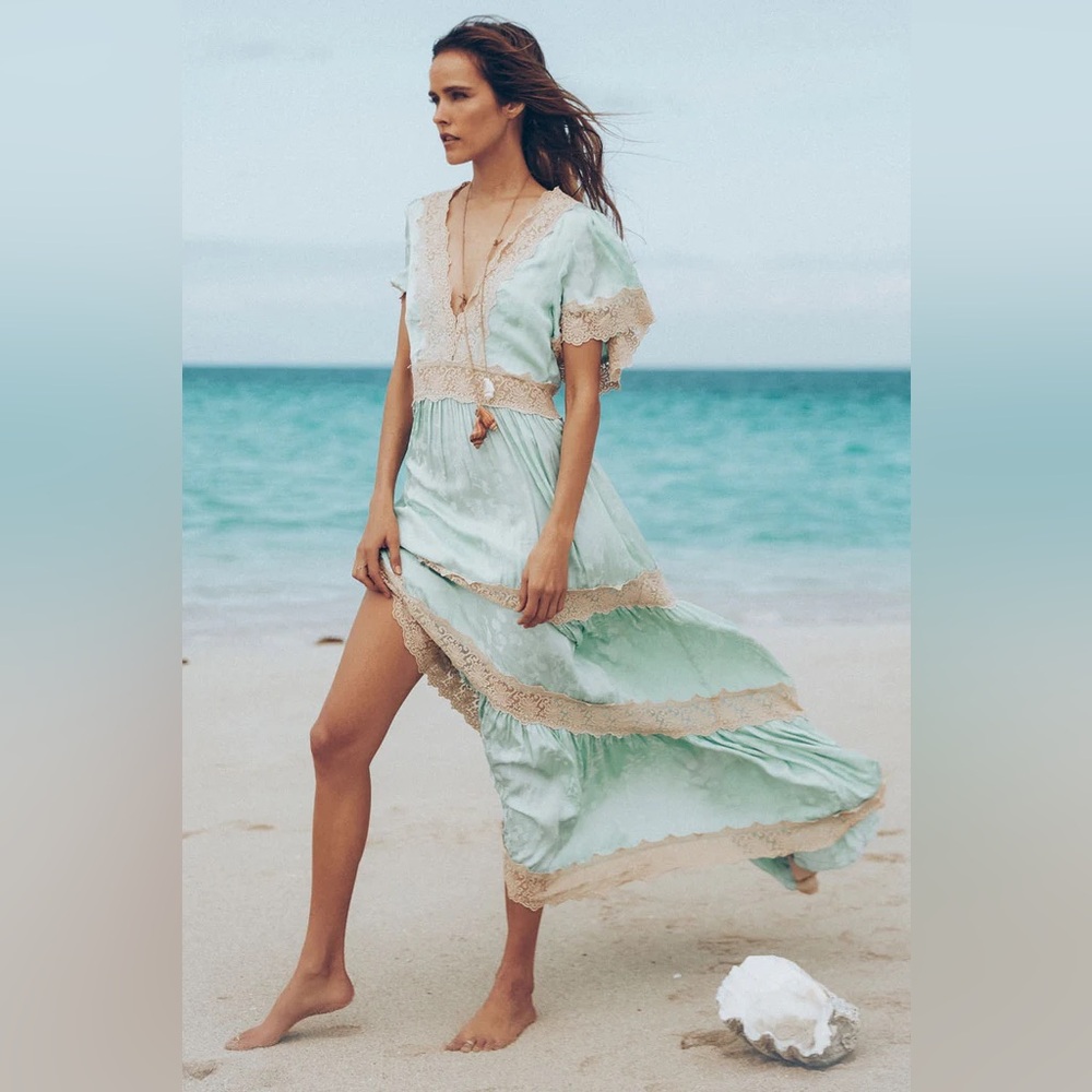 Spell Ocean Gown Seafoam Small